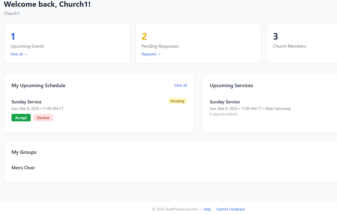 Team Assignment View